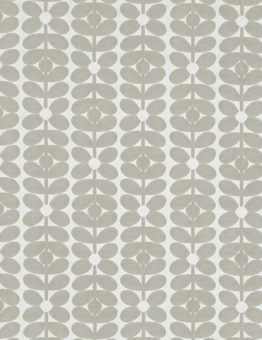 Ткань Orla Kiely Wovens-Volume One VelvetSixtiesStem/MistyGrey