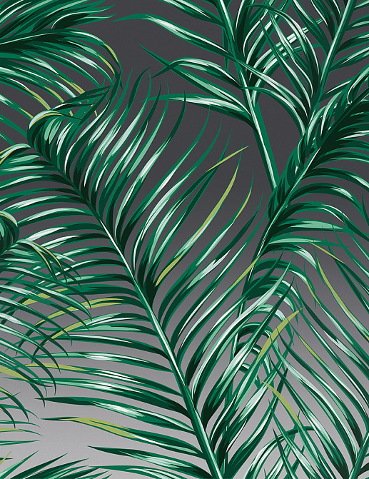 Панно и фотообои Yo2 Luminous Palms LP1.01/Silver