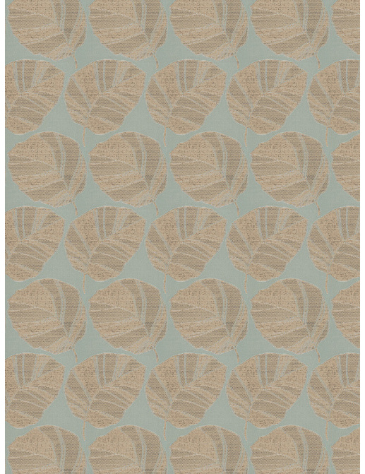Ткань Fabricut Chromatics Vol.XXII Surf Vidal leaf/Sea mist