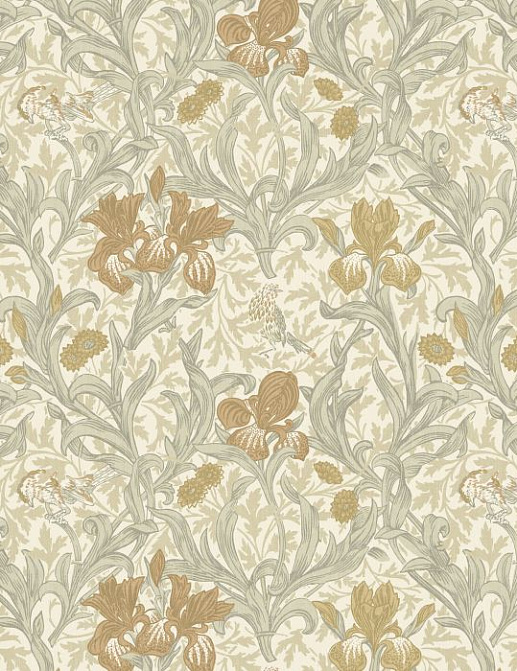 Ткань William Morris At Home The Forager Iris/Honey