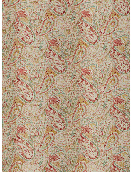Ткань Fabricut Chromatics Vol.XXV Coral Celan paisley/Parfait