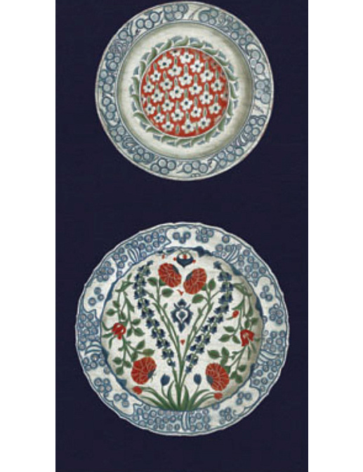 Панно и фотообои Iksel Scenic & Architectural Wallpapers Iznik Plates IP12