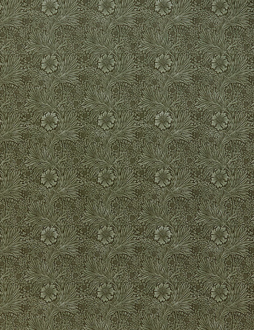 Ткань William Morris At Home Kelmscott Gardens Volume II Marigold Velvet/Sage