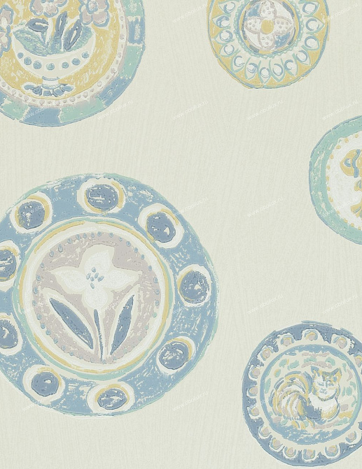 Обои Sanderson Bloomsbury Canvas 211107