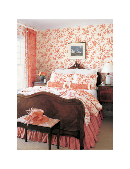 Обои Jaima Brown Chanticleer Avignon-Coral