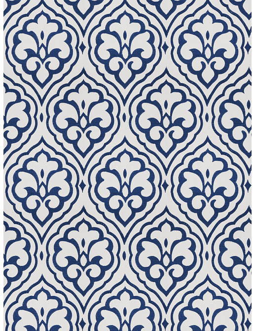 Ткань Fabricut Vignettes Vol.XIV Indigo Aspire Damask/Cobalt