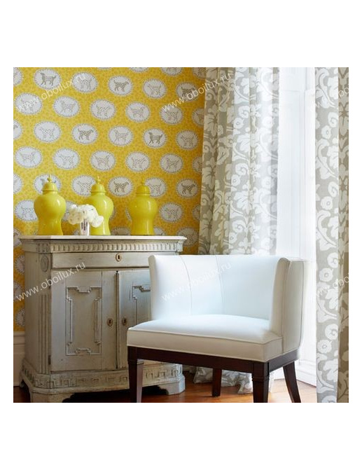 Обои Stroheim Dana Gibson Trot/Maize Grey