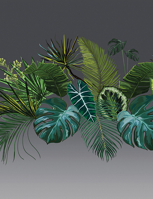 Панно и фотообои Yo2 Luminous Palms LP1.03/Silver
