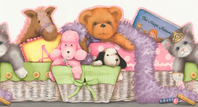 Бордюр Aura Honey Bunny RU8126B