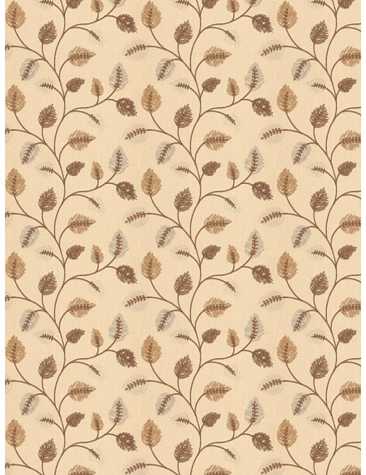Ткань Fabricut Chromatics Vol.XXIV Truffle Betting leaves/Mocha