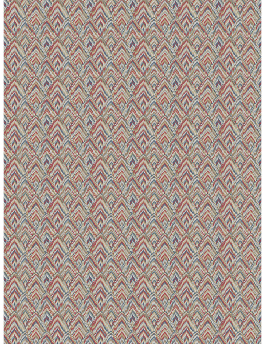 Ткань Fabricut Chromatics Vol.XXV Coral Jenko flame/Bouquet