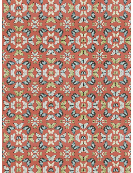 Ткань Trend Echo Citrus/Coral 05144/Coral