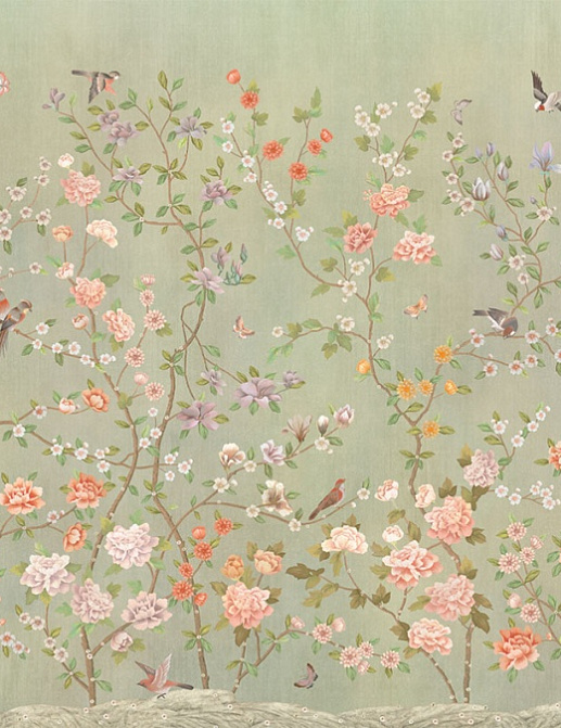 Панно и фотообои Affresco Цветариум Chinese garden Color 3
