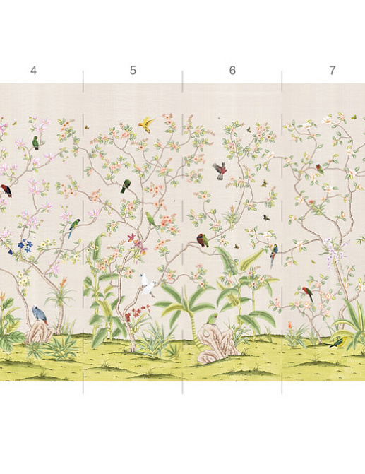 Обои Paul Montgomery Studio Book of Murals (Mural Sources) CH-630-EG/Pale Moon