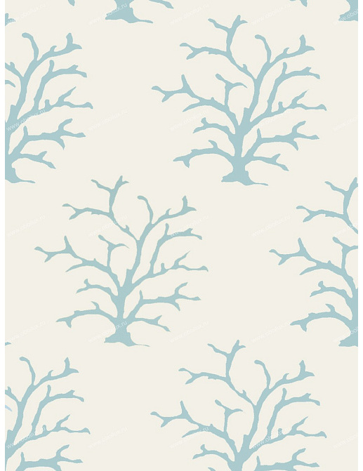 Обои Stroheim Dana Gibson Coral/Turqouise