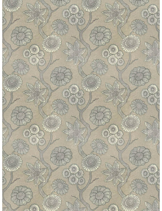 Ткань Fabricut Vignettes Vol.XVI Graphite Script stone/Platinum