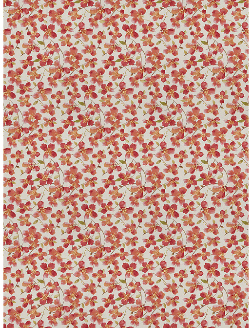 Ткань Fabricut Chromatics Vol.XXIII Sedona Kamut floral/Persimmon