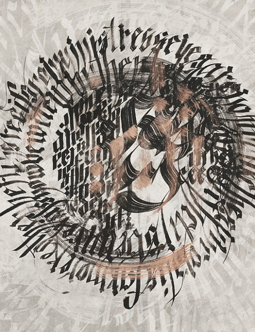 Обои Factura Collection 2021 CALLIGRAPHY/2