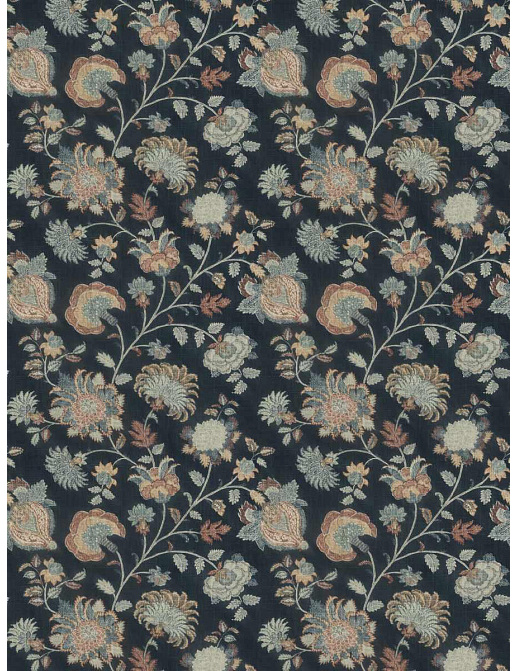Ткань Fabricut Natural Nuances Vignettes Night Meryta/Indigo
