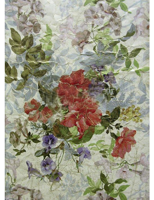 Обои Zuber Roses Anciennes ROSES-ANCIENNES-P-04
