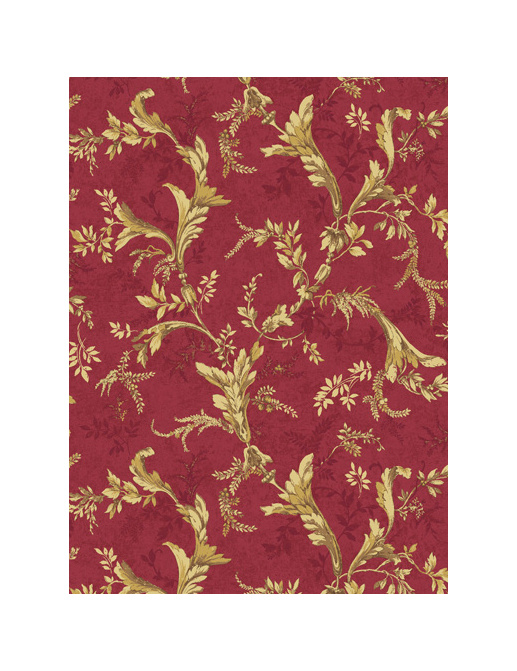 Обои Jaima Brown Chanticleer Versailles-Red