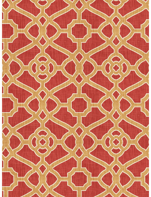 Ткань Fabricut Vignettes Vol.XIV Exotic Red Allegiance/Rouge