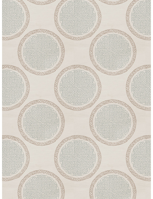 Ткань Fabricut Modern Nuances Vol.II Tide Norva Medallion/Surf