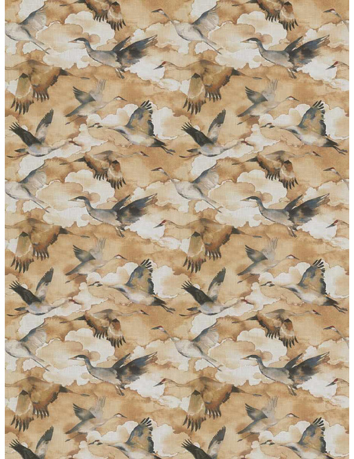 Ткань Fabricut Natural Nuances Vignettes Clay Flybird/Amber