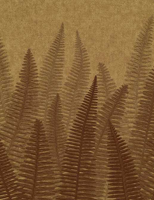 Панно и фотообои Italreflexes Macro Fern-005/Gold