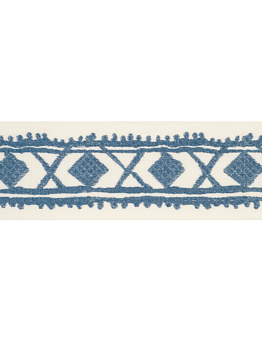 Тесьма Fabricut Isabelle De Borchgrave Trimmings Diamondstitch/Aegean