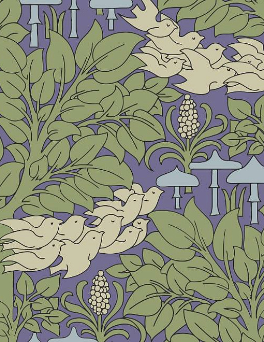 Ткань Серебрянная Студия (Silver Studio) Voysee Collection D103/03/TW