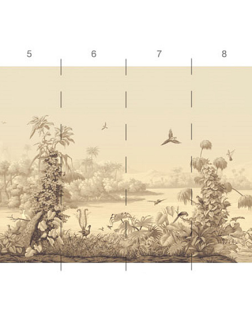 Обои Paul Montgomery Studio Book of Murals (Mural Sources) PN-880-AZ/Sepia