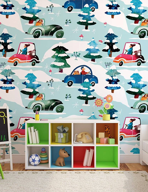 Панно и фотообои Fun House Store Авторские обои Fun House Store 2021–2023 A-00666