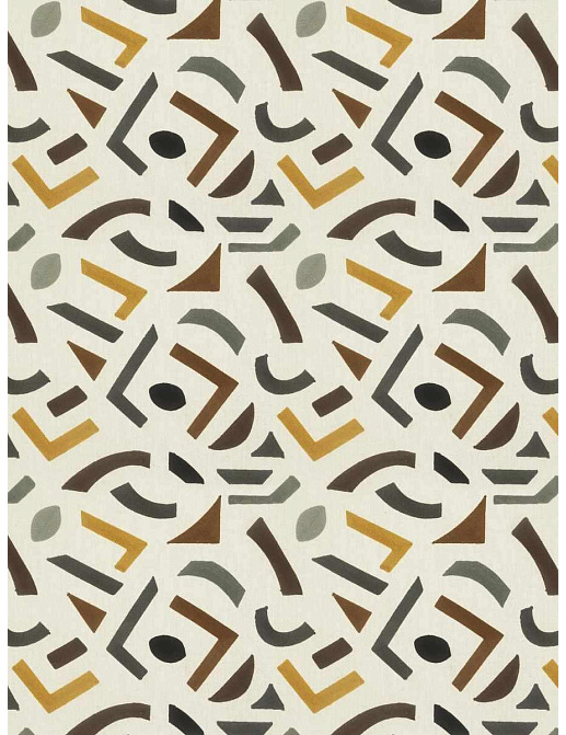 Ткань Fabricut Natural Nuances Vignettes Java Crassula/Toffee