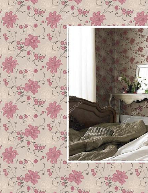 Обои Graham & Brown Flock Baroque 59025