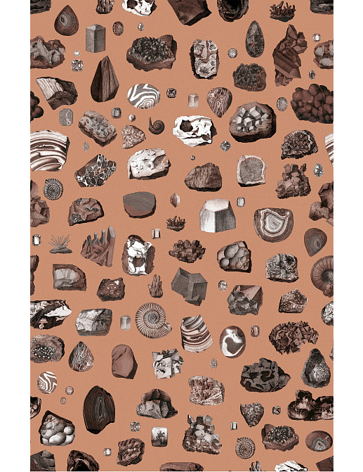 Панно и фотообои Bien Fait Papier Peint Crystals/Terracotta