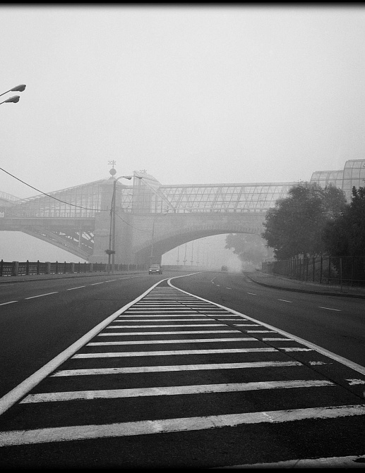 Обои Wall Street Grayscale 16938