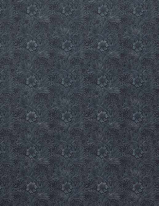 Ткань William Morris At Home Kelmscott Gardens Volume II Marigold Velvet/Indigo
