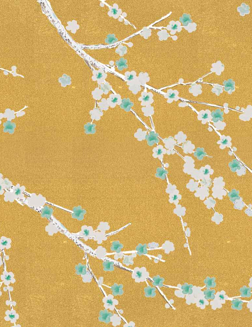 Панно и фотообои Misha Asia Japanese Blossom/Gold Powder