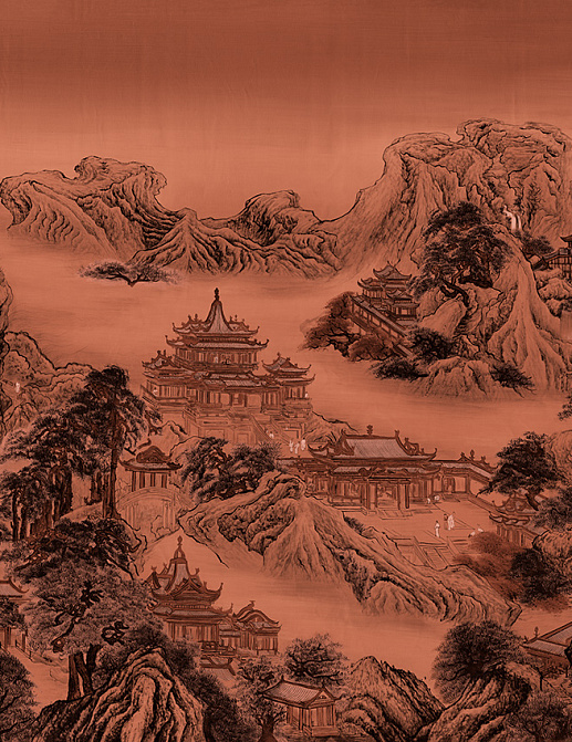 Панно и фотообои Faboie Silk Painting 4 F-SN4105