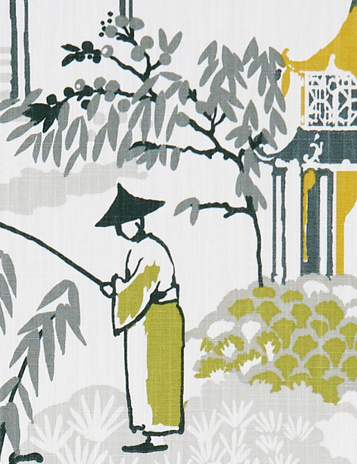 Ткань Clarke & Clarke Oriental Garden F1290/02