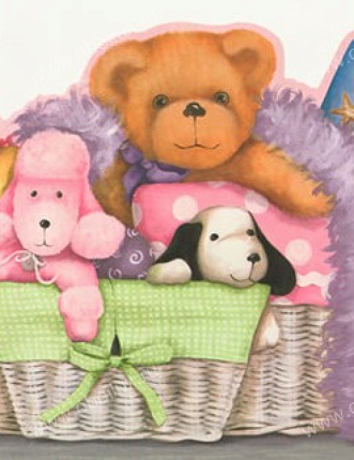 Бордюр Aura Honey Bunny RU8126B