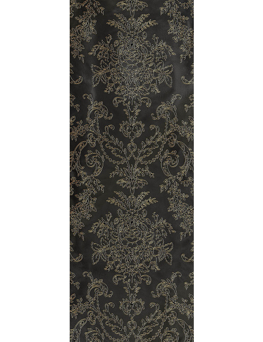 Обои Zuber Broderies 484/Noir/Serti or Pale