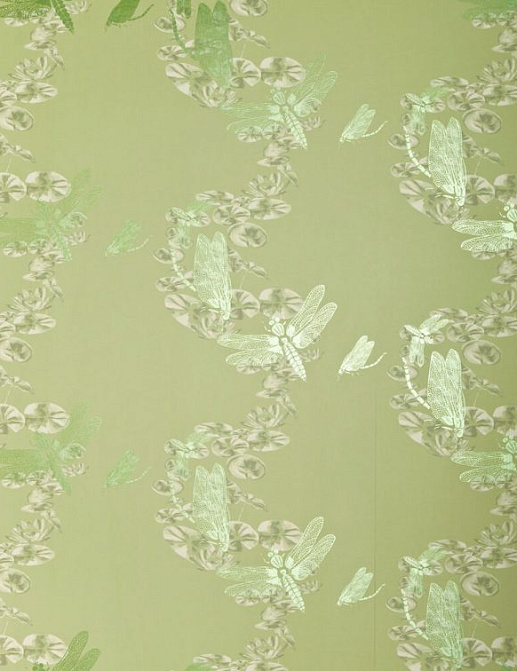 Обои Barneby Gates Book vol.2 BG0600202/Dragonfly/Apple Green