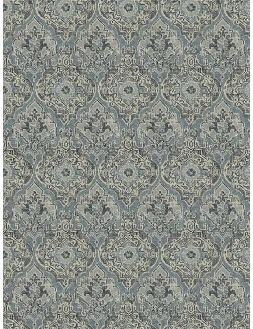Ткань Fabricut Natural Nuances Vignettes Night MirbeckKilim/Chambray