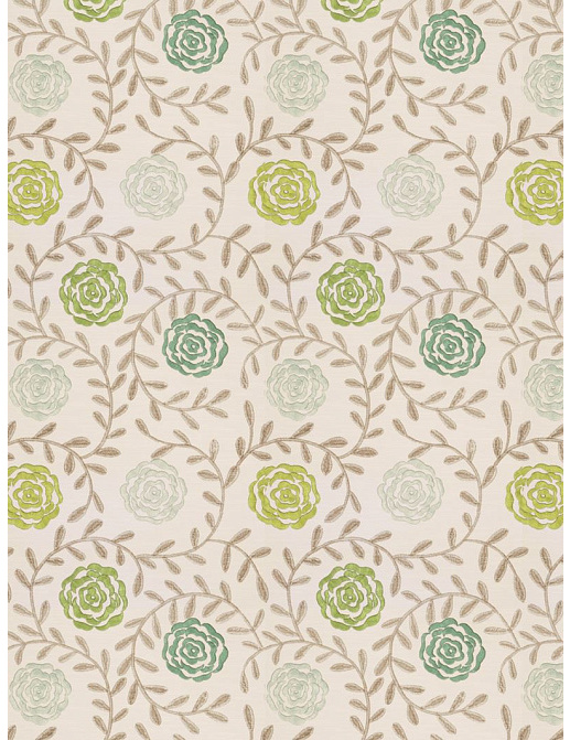 Ткань Fabricut Vignettes Vol.XIII Aqua Florian/Aqua jade