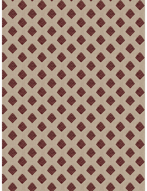 Ткань Fabricut Vignettes Vol.XIV Exotic Red Cool arrow/Plum