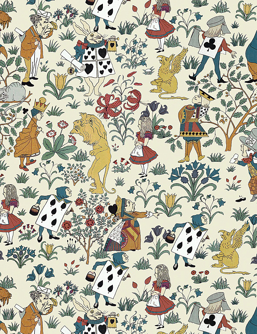 Панно и фотообои House Of Hackney London 1 Alice in Wonderland/Cream