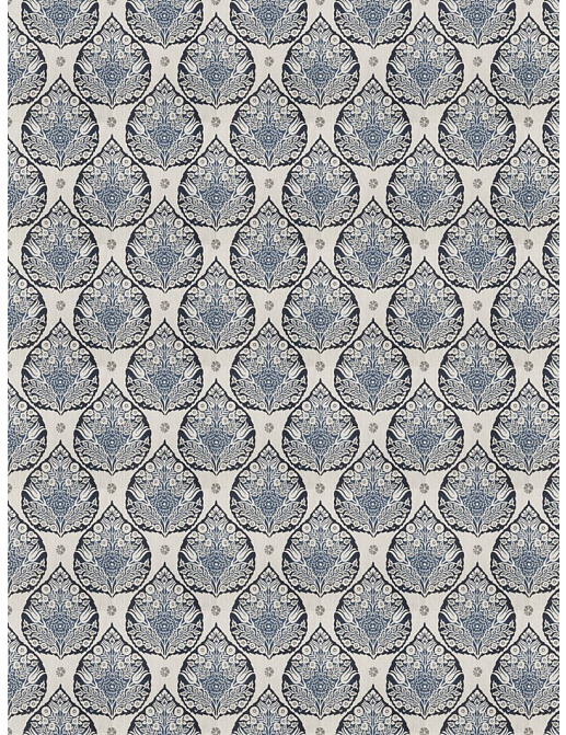Ткань Fabricut Chromatics Vol.XXIV Navy Patience medallion/Royal