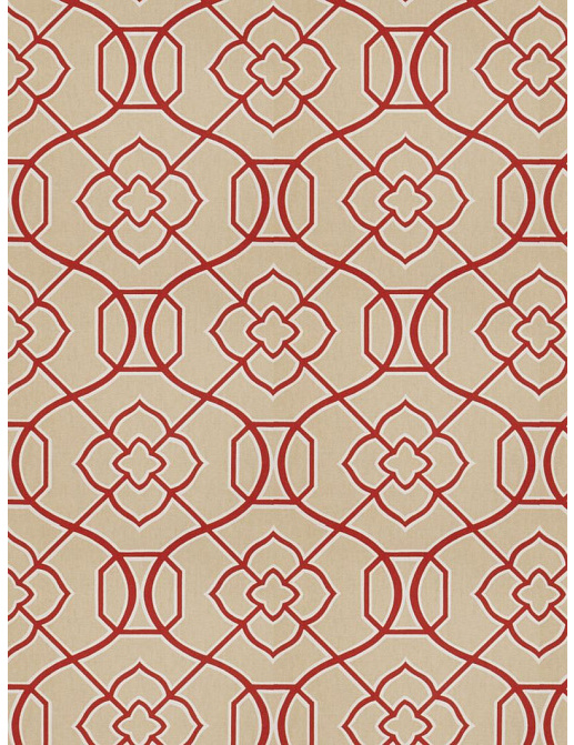Ткань Fabricut Modern Nuances Lacquer Minaj/Red